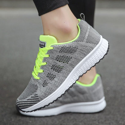 Damen Sneakers – Atmungsaktives Mesh – Leichtgewicht – Sportlich Bequem