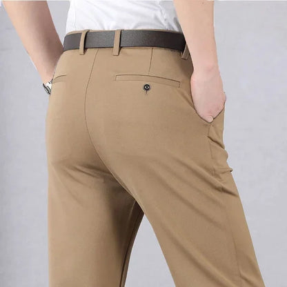 Herren Anzughose – Slim Fit – Stretchmaterial – Knöchellang – Elegantes Design