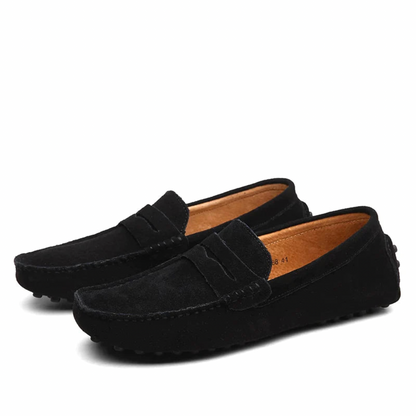 Herren Loafer – Wildlederoptik – Penny Strap – Bequemer Slip-on – Casual Look