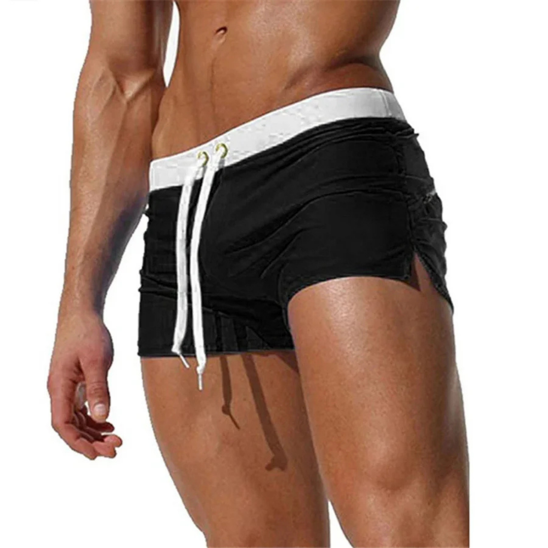 Herren Badeshorts – Slim Fit – Kurz – Atmungsaktiver Stoff – Schnell Trocknend
