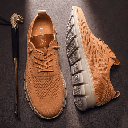 Herren Sneakers – Weiches Strickgewebe – Atmungsaktiv – Flexibler Komfort Fit