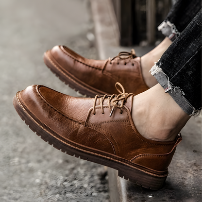 Herren Schnürschuhe – Klassische Passform – Glattes Finish – Eleganter Business-Look