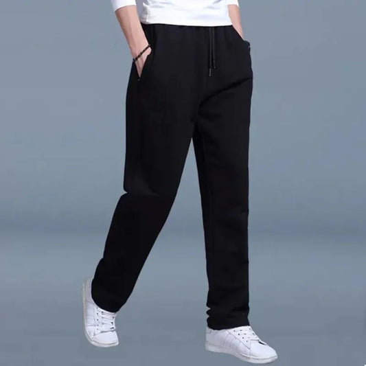 Herren Jogginghose – Relaxed Fit – Atmungsaktive Mischung – Elastischer Bund – Freizeit