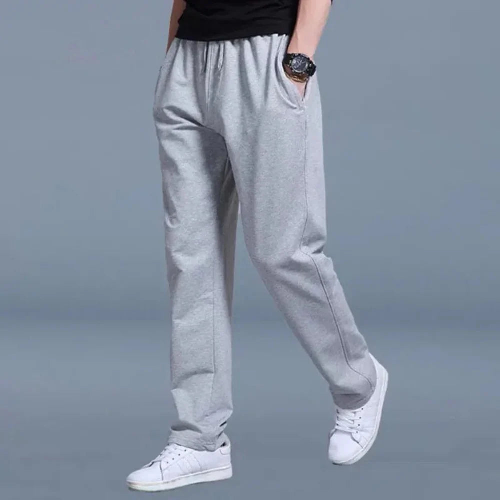 Herren Jogginghose – Relaxed Fit – Atmungsaktive Mischung – Elastischer Bund – Freizeit