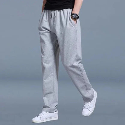 Herren Jogginghose – Relaxed Fit – Atmungsaktive Mischung – Elastischer Bund – Freizeit