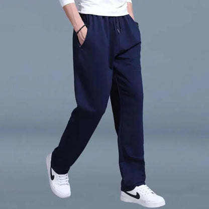 Herren Jogginghose – Relaxed Fit – Atmungsaktive Mischung – Elastischer Bund – Freizeit
