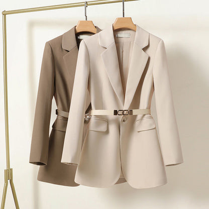Damen Blazer – Relaxed Fit – Tailliert – Gürtel – Ein-Knopf – Smart Casual