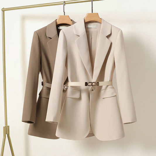 Damen Blazer – Relaxed Fit – Tailliert – Gürtel – Ein-Knopf – Smart Casual