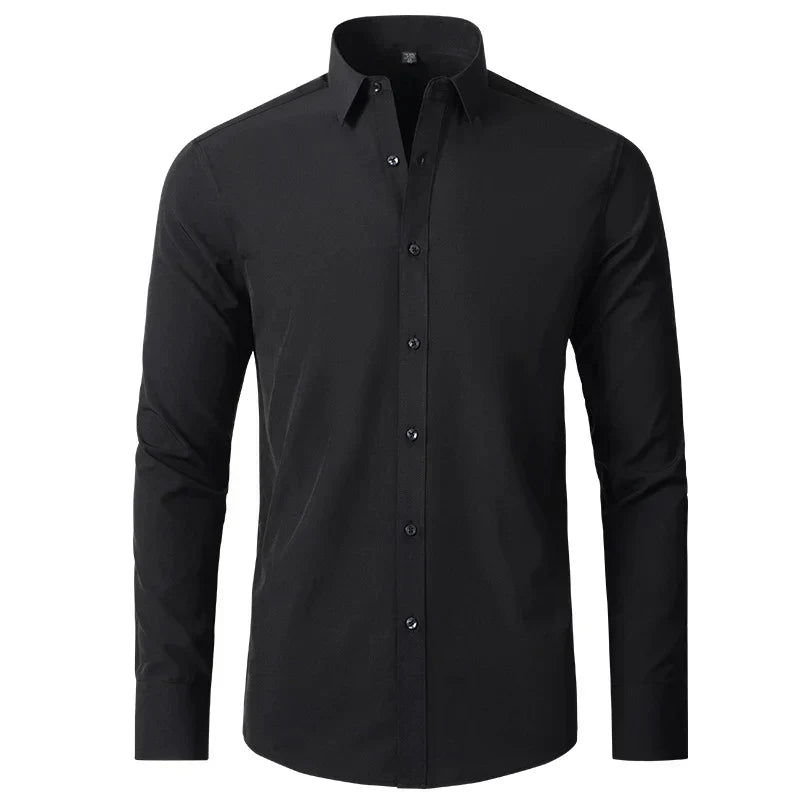 Herren Businesshemd – Slim Fit – Atmungsaktiv – Knitterfrei – Langarm – Button-Down