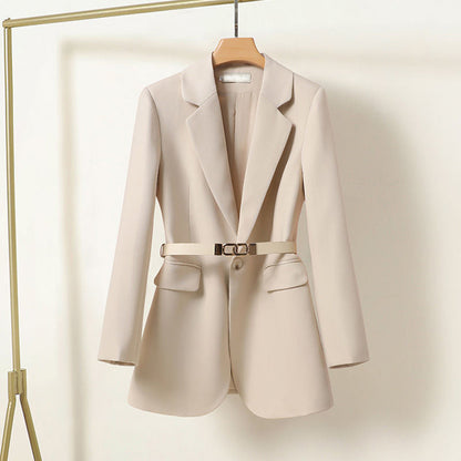 Damen Blazer – Relaxed Fit – Tailliert – Gürtel – Ein-Knopf – Smart Casual