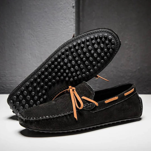 Herren Loafer – Schlanke Passform – Atmungsaktives Material – Slip-On – Mokassin-Naht