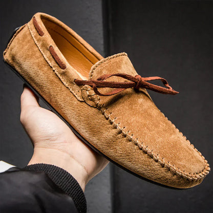 Herren Loafer – Schlanke Passform – Atmungsaktives Material – Slip-On – Mokassin-Naht