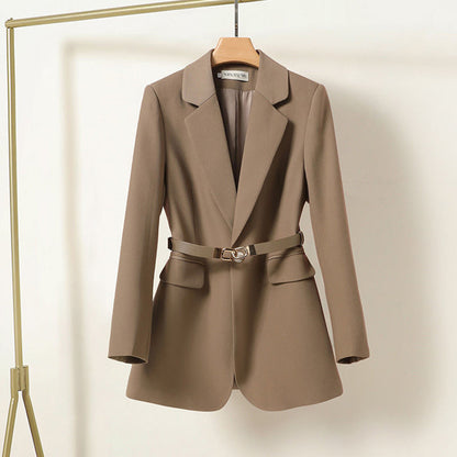 Damen Blazer – Relaxed Fit – Tailliert – Gürtel – Ein-Knopf – Smart Casual
