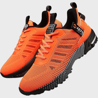 Herren Sportschuhe – Atmungsaktives Mesh – Weiches Strickobermaterial – Low-Top Design