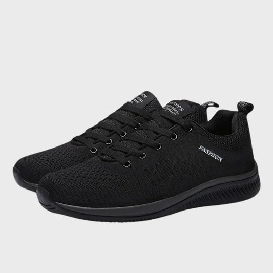 Herren Laufschuhe – Atmungsaktives Leichtgewebe – Low-Top Passform – Schnürverschluss