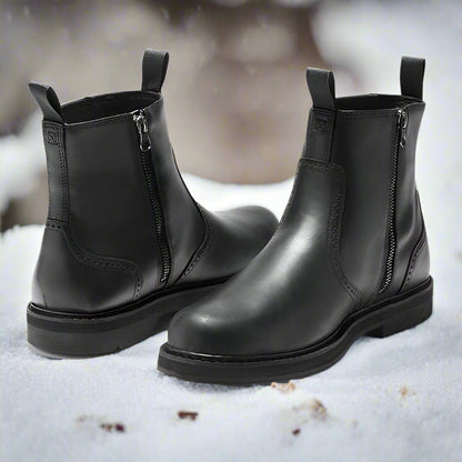 Herren Chelsea Boots – Elegante Passform – Weiches Finish – Elastische Einsätze – Gummisohle