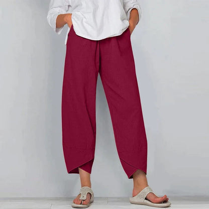 Damen Sweatpants – Weites Bein – High Waist – Atmungsaktiver Komfortschnitt