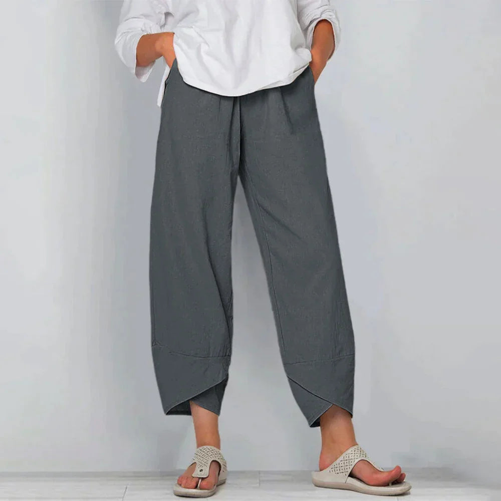 Damen Sweatpants – Weites Bein – High Waist – Atmungsaktiver Komfortschnitt