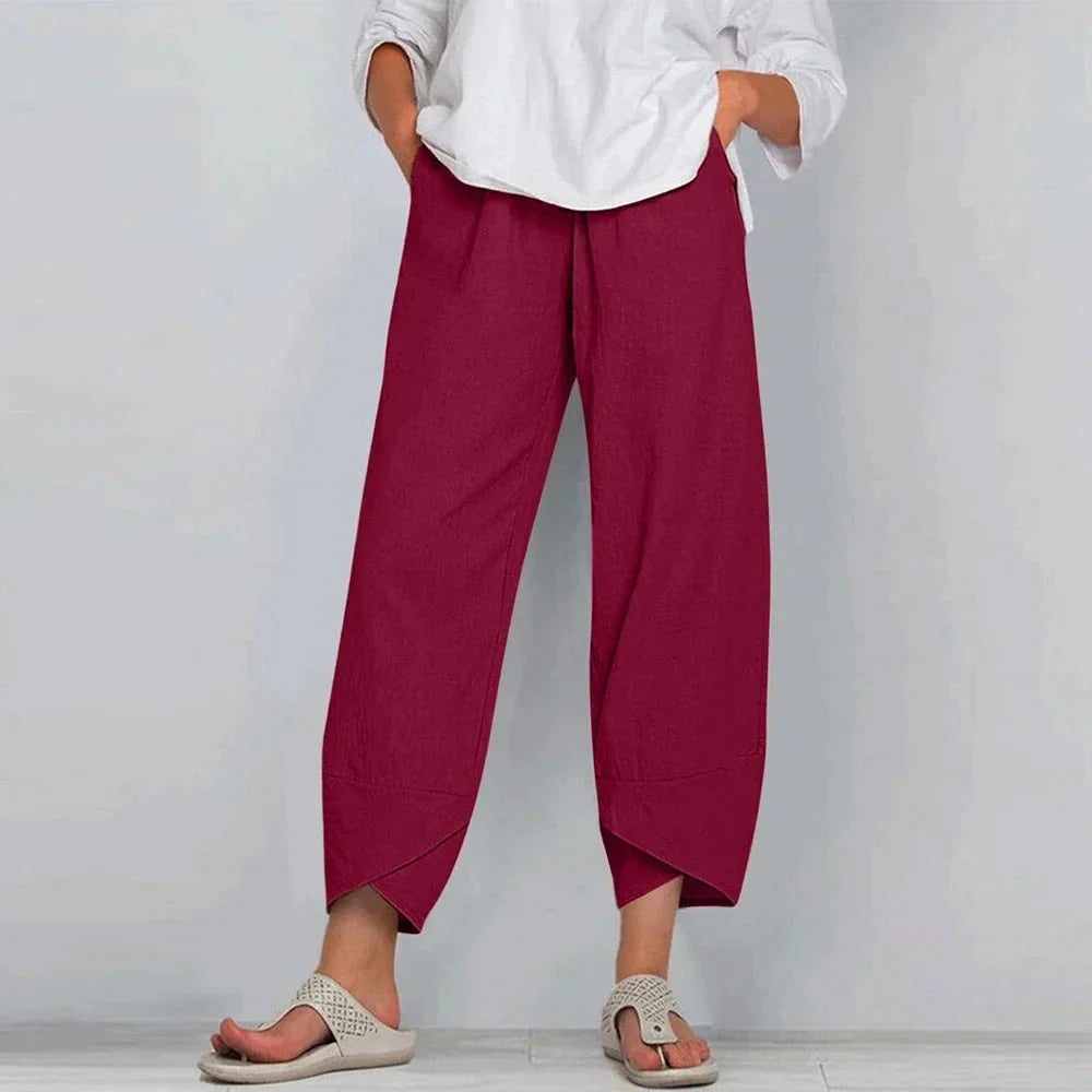 Damen Sweatpants – Weites Bein – High Waist – Atmungsaktiver Komfortschnitt