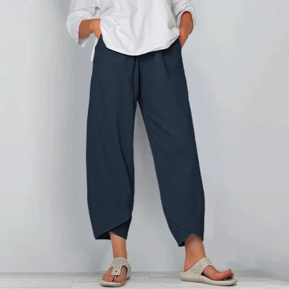 Damen Sweatpants – Weites Bein – High Waist – Atmungsaktiver Komfortschnitt