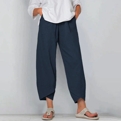 Damen Sweatpants – Weites Bein – High Waist – Atmungsaktiver Komfortschnitt