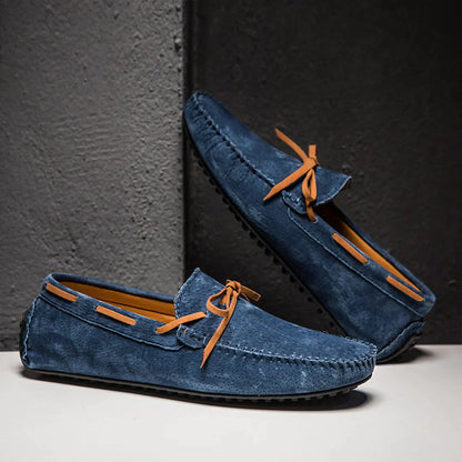 Herren Loafer – Schlanke Passform – Atmungsaktives Material – Slip-On – Mokassin-Naht