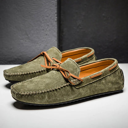 Herren Loafer – Schlanke Passform – Atmungsaktives Material – Slip-On – Mokassin-Naht