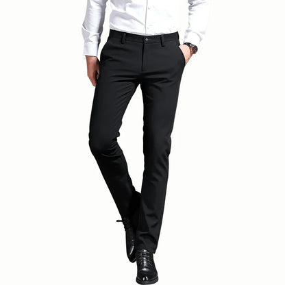 Herren Anzughose – Slim Fit – Stretchmaterial – Knöchellang – Elegantes Design