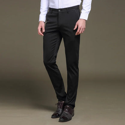 Herren Anzughose – Slim Fit – Stretchmaterial – Knöchellang – Elegantes Design