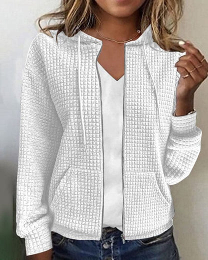 Damen Kapuzenjacke – Gestepptes Design – Relaxed Fit – Weich und Bequem