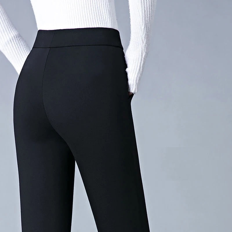 Damen Leggings – High Waist – Slim Fit – Atmungsaktiv – Mit Zier­taschen