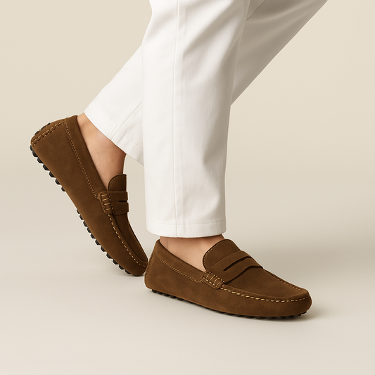 Herren Loafer – Elegante Passform – Soft Touch Obermaterial – Penny Strap – Profilsohle
