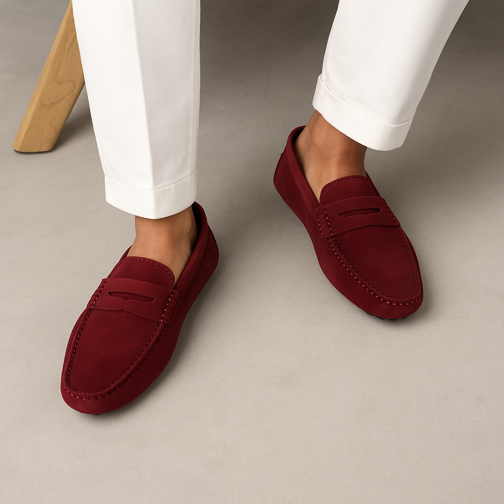 Herren Loafer – Elegante Passform – Soft Touch Obermaterial – Penny Strap – Profilsohle