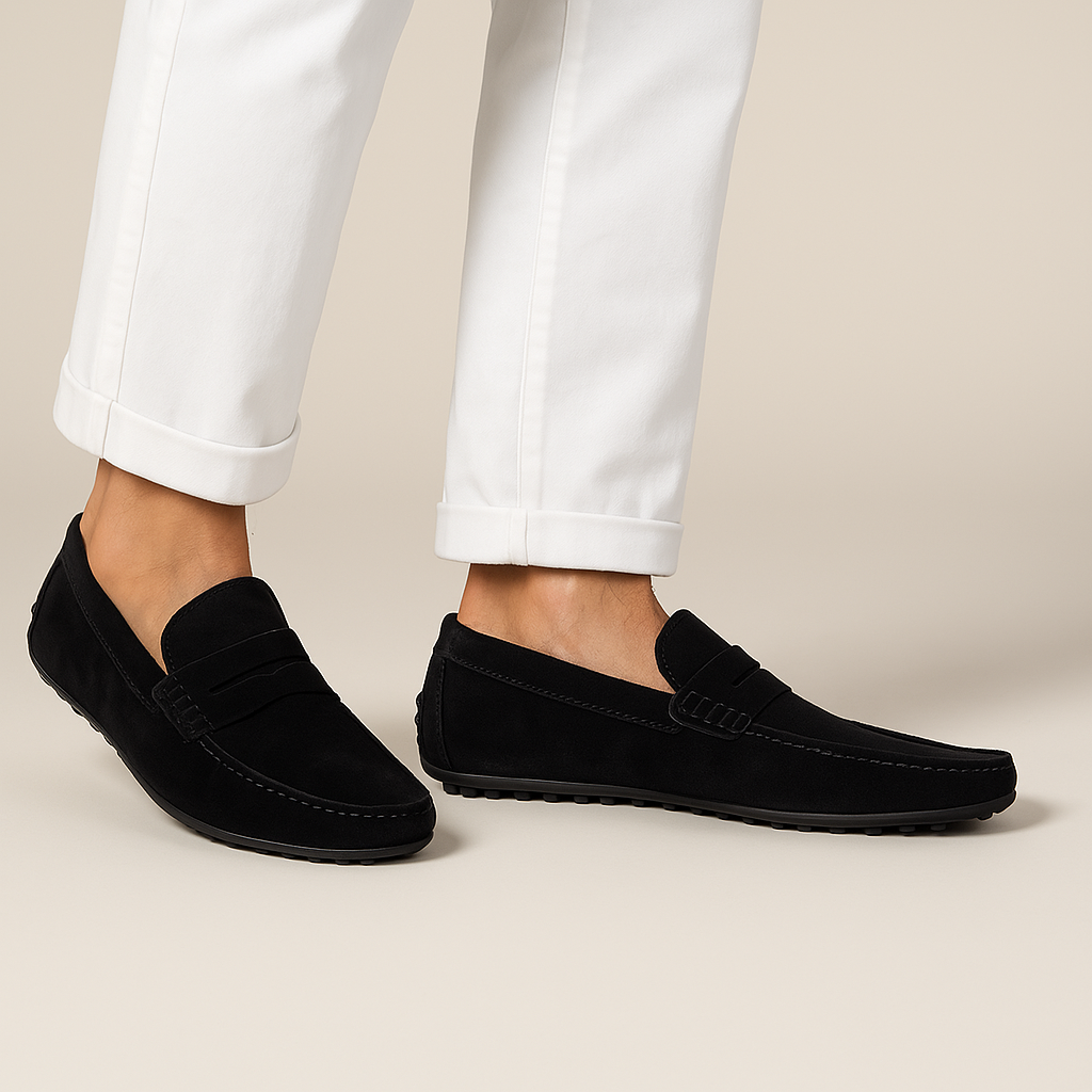 Herren Loafer – Elegante Passform – Soft Touch Obermaterial – Penny Strap – Profilsohle