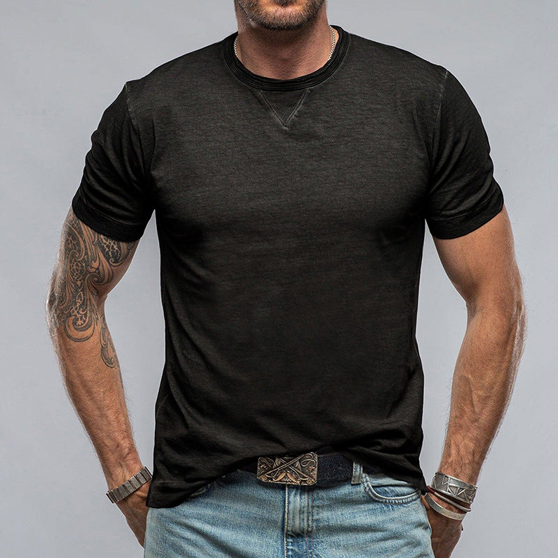 Herren T-Shirt – Relaxed Fit – Baumwollmix – Rundhals – Kurzarm Casual Look
