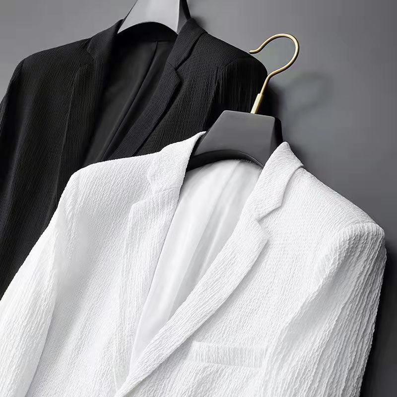 Herren Anzug Set – Slim Fit Blazer & Regular Fit Hose – Atmungsaktiver Stoff