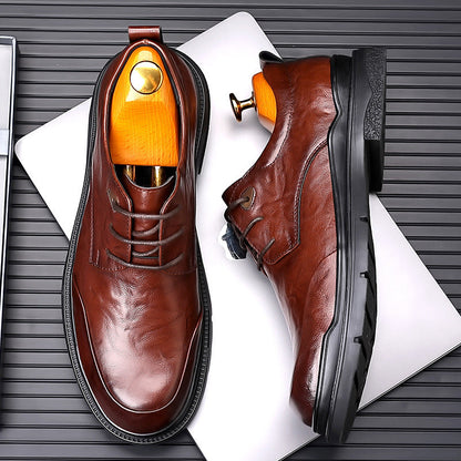 Herren Dressschuhe – Poliertes Finish – Klassische Passform – Schnürung – Rutschfeste Sohle