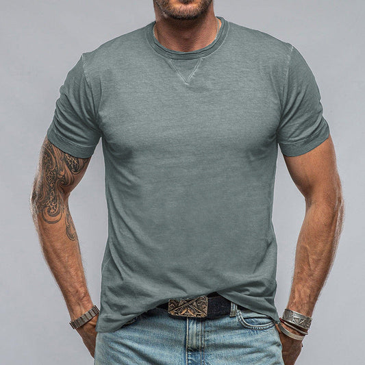 Herren T-Shirt – Relaxed Fit – Baumwollmix – Rundhals – Kurzarm Casual Look