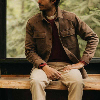 Herren Overshirt – Relaxed Fit – Knopfleiste – Brusttaschen – Lässiger Look