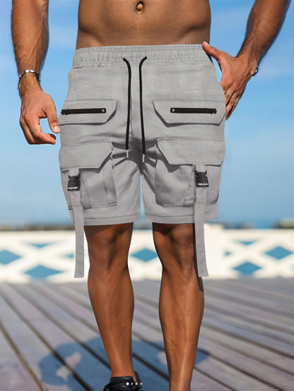 Herren Utility Shorts – Regular Fit – Atmungsaktives Gewebe – Mehrere Taschen