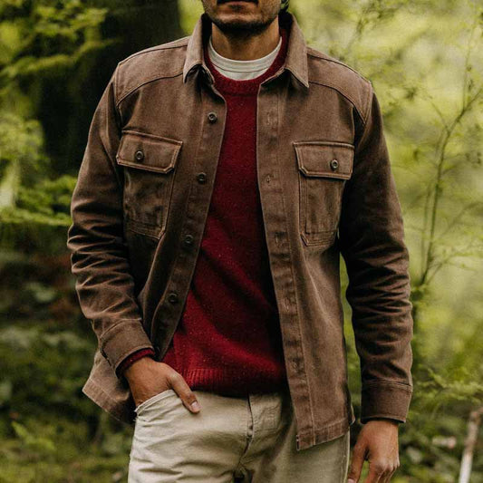 Herren Overshirt – Relaxed Fit – Knopfleiste – Brusttaschen – Lässiger Look