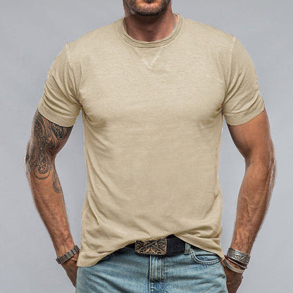 Herren T-Shirt – Relaxed Fit – Baumwollmix – Rundhals – Kurzarm Casual Look