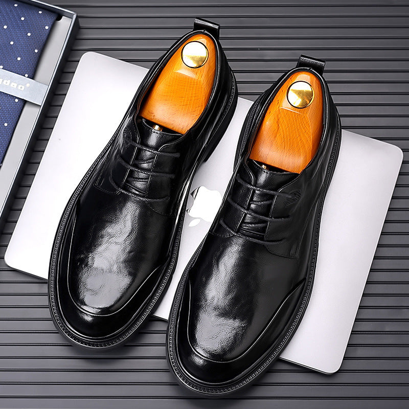 Herren Dressschuhe – Poliertes Finish – Klassische Passform – Schnürung – Rutschfeste Sohle