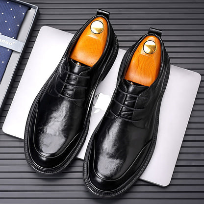 Herren Dressschuhe – Poliertes Finish – Klassische Passform – Schnürung – Rutschfeste Sohle