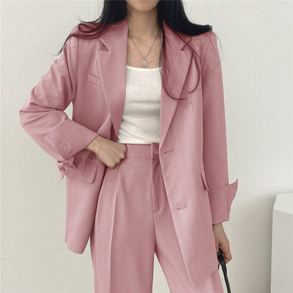 Damen Blazer – Taillierter Schnitt – Klassischer Revers – Einreihig – Hüftlang