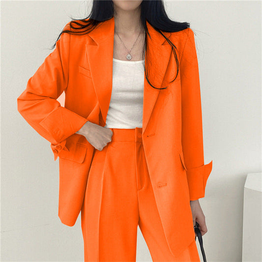 Damen Blazer – Taillierter Schnitt – Klassischer Revers – Einreihig – Hüftlang