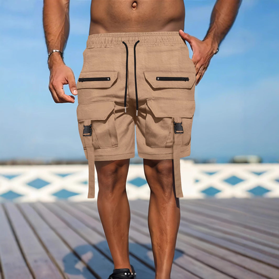 Herren Utility Shorts – Regular Fit – Atmungsaktives Gewebe – Mehrere Taschen