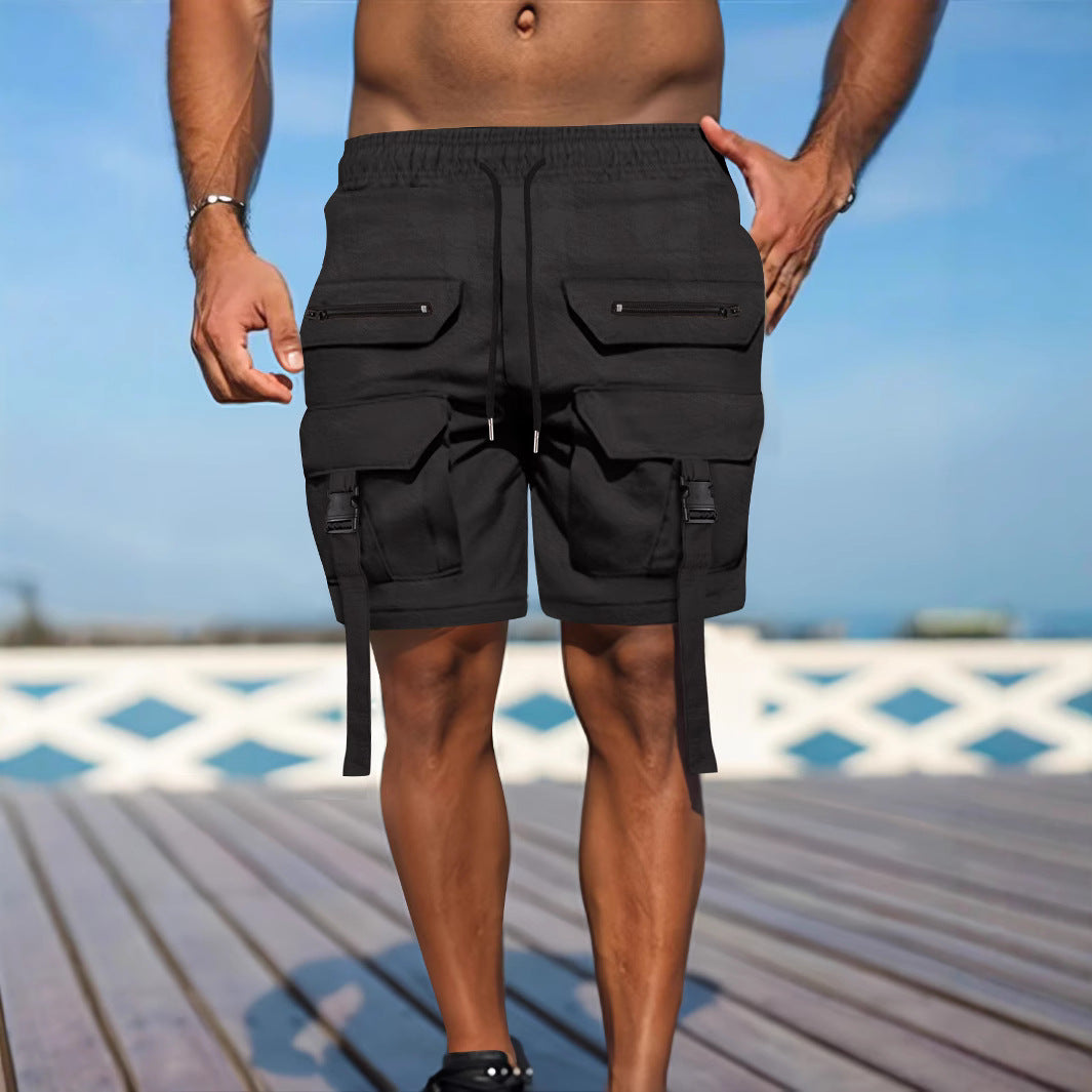 Herren Utility Shorts – Regular Fit – Atmungsaktives Gewebe – Mehrere Taschen