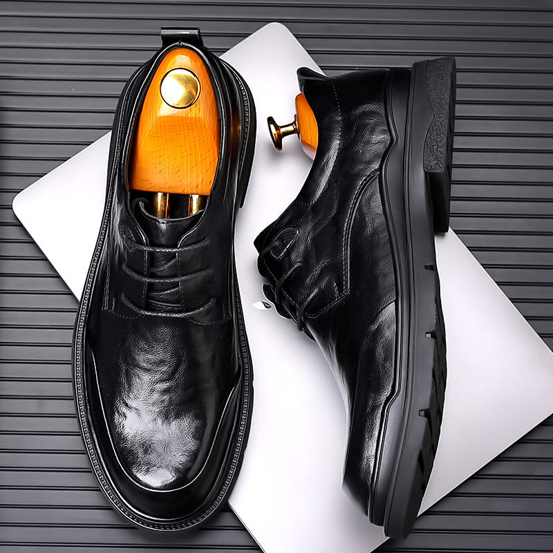 Herren Dressschuhe – Poliertes Finish – Klassische Passform – Schnürung – Rutschfeste Sohle