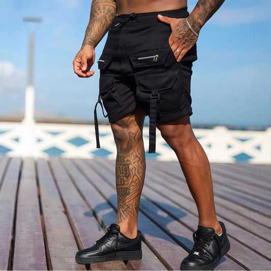Herren Utility Shorts – Regular Fit – Atmungsaktives Gewebe – Mehrere Taschen